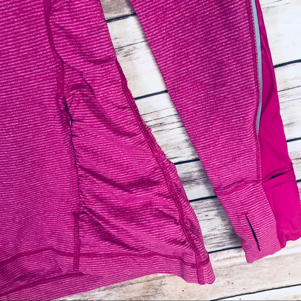 Lululemon Kriss Cross 1/2 ZIP Jacket Tonka Stripe - Picture 3 of 8